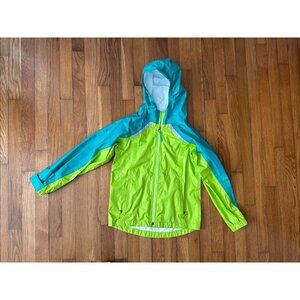 LL Bean Nylon Full Zip Hooded Raincoat Light Weight Size S (8)